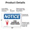 Signmission Fire Sprinkler Riser Inside OSHA Notice Sign, Plastic, 10in W x 7in L, 2PK OS-2PACK-NS-P-710-L-12679 - alternate 3